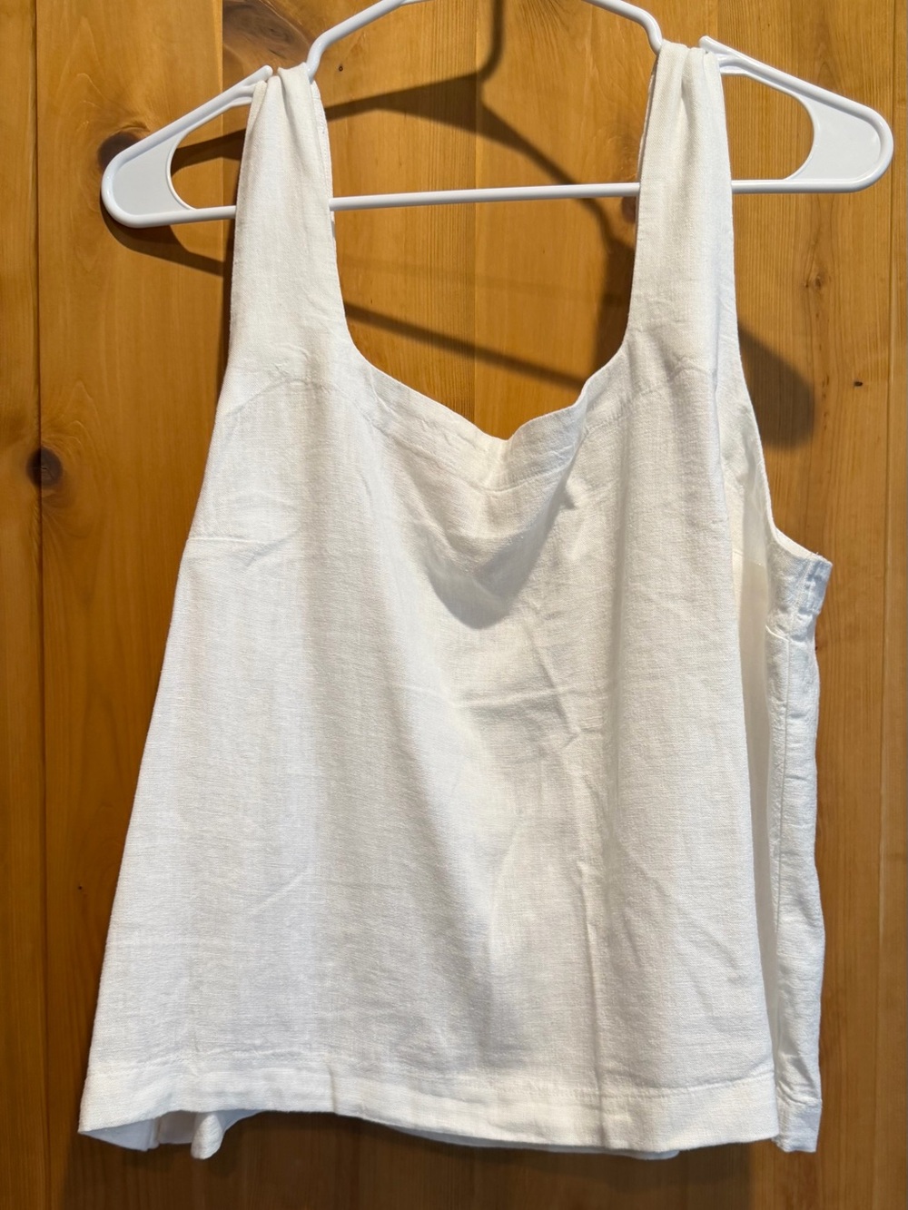 a new day White Square Neck Tank Camisole